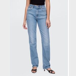 Gap Sky High Straight Jeans